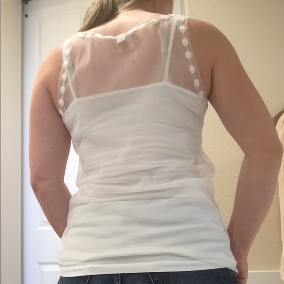 Lace overlay tank - Picture 2 of 2